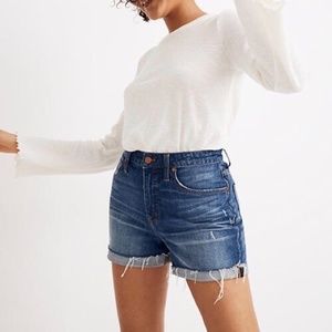 Madewell High Rise Denim Shorts